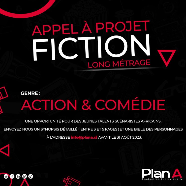 Appel à tous les jeunes scénaristes aspirants passionnés par l'action et la comédie ! Lancez-vous dans l'aventure cinématographique avec Plan A !